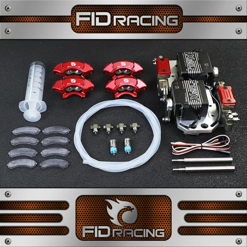 FID Electro-Hydraulic Mechanical Brake System KIT for VOLTZ 1/5 RC Model Car Desert Truck Modification Accessories