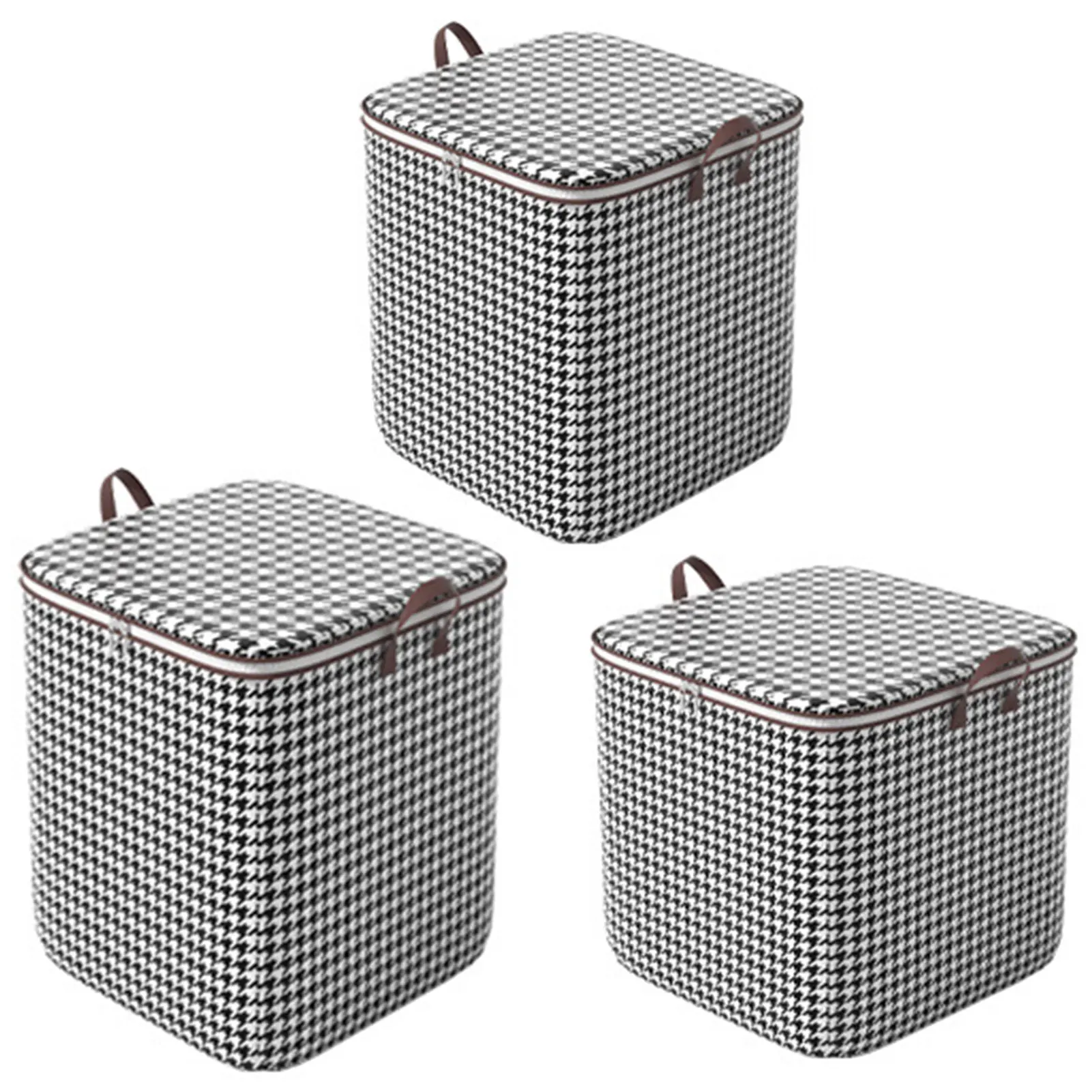 Sacos de armazenamento para colchas de grande capacidade, Colcha com alças portáteis, Organização de roupas e roupas, Inverno