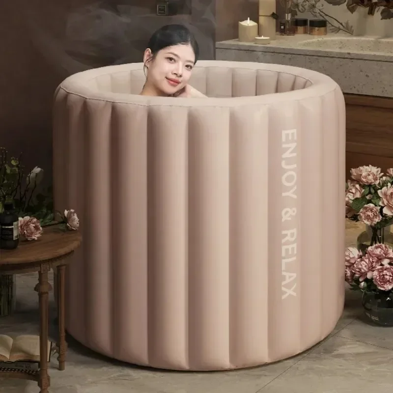 Adult Large Water Container Foot Bath Bucket Portable Bathtub Home Spa Roller Buckets Banheira De Gelo Modern Comfortable Bag