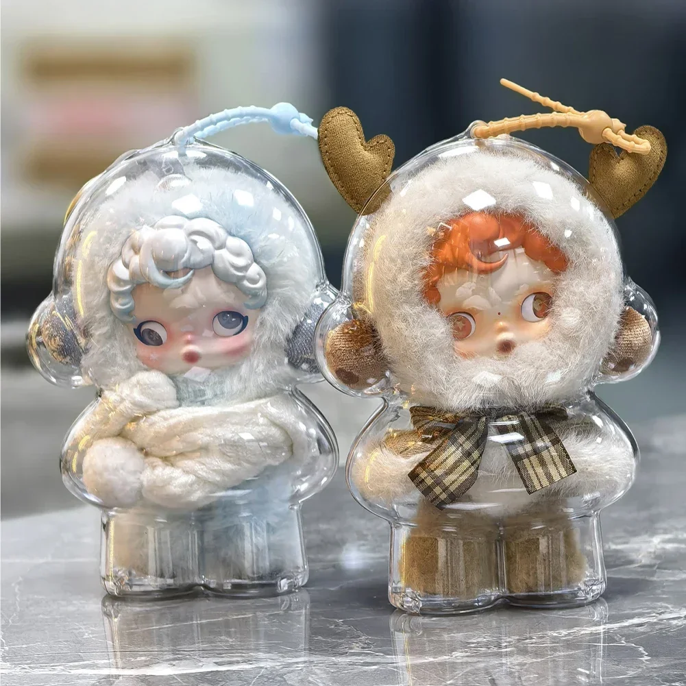 

Прозрачный защитный чехол для черепа, панды, зимнее движение для куклы SP, портативный органайзер для кабеля, чехол для хранения