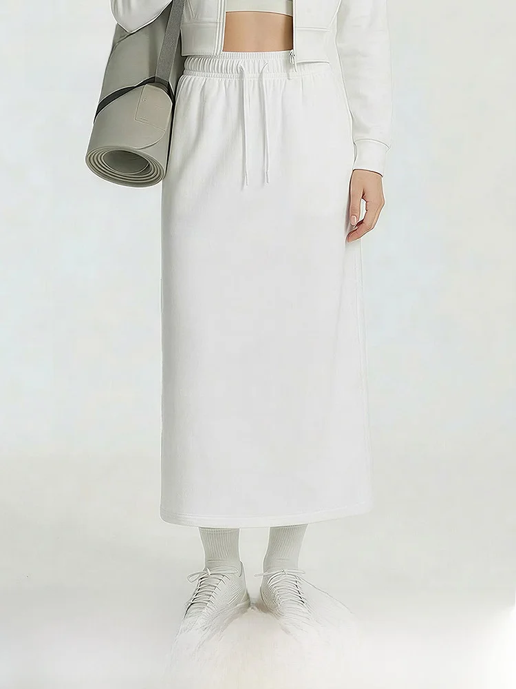 

Летняя новинка Bosideng: женская простая юбка-миди А-силуэта с завязками на шее, UPF50, солнцезащитная, не дающая усадку, из нейлоновой смеси