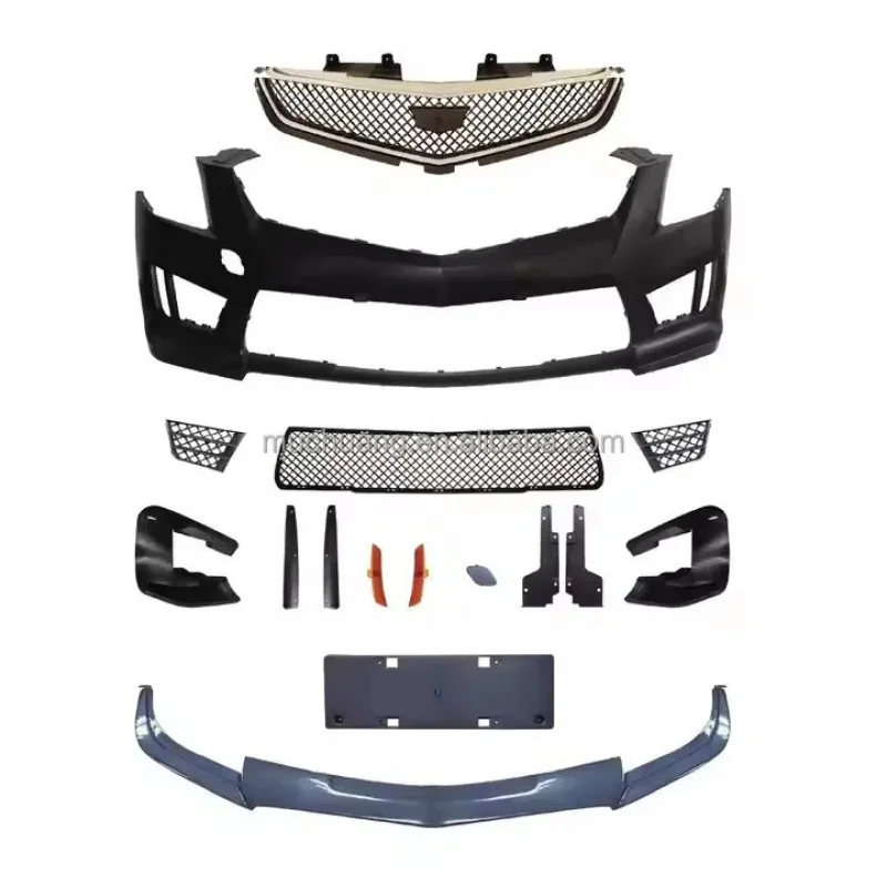 

Wholesale Auto Body Kit Front Bumper Hood Fender for Ca/dillac ATS-V 2014-2019 Upgrade ATS-V Style 2th 3th New Condition Plastic