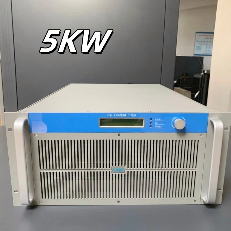 5kw FM Transmitter Long Range 87.5M-108Mhz FM For Radio Station Broadcast Equipment