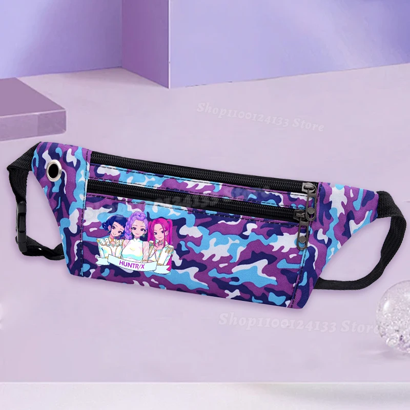 

Поясная сумка Demone Hunter для девочек, милая сумка в стиле аниме Y2K Kawaii, женская подростковая спортивная повседневная сумка на плечо для спорта на открытом воздухе, детский пояс для телефона на молнии, пакет