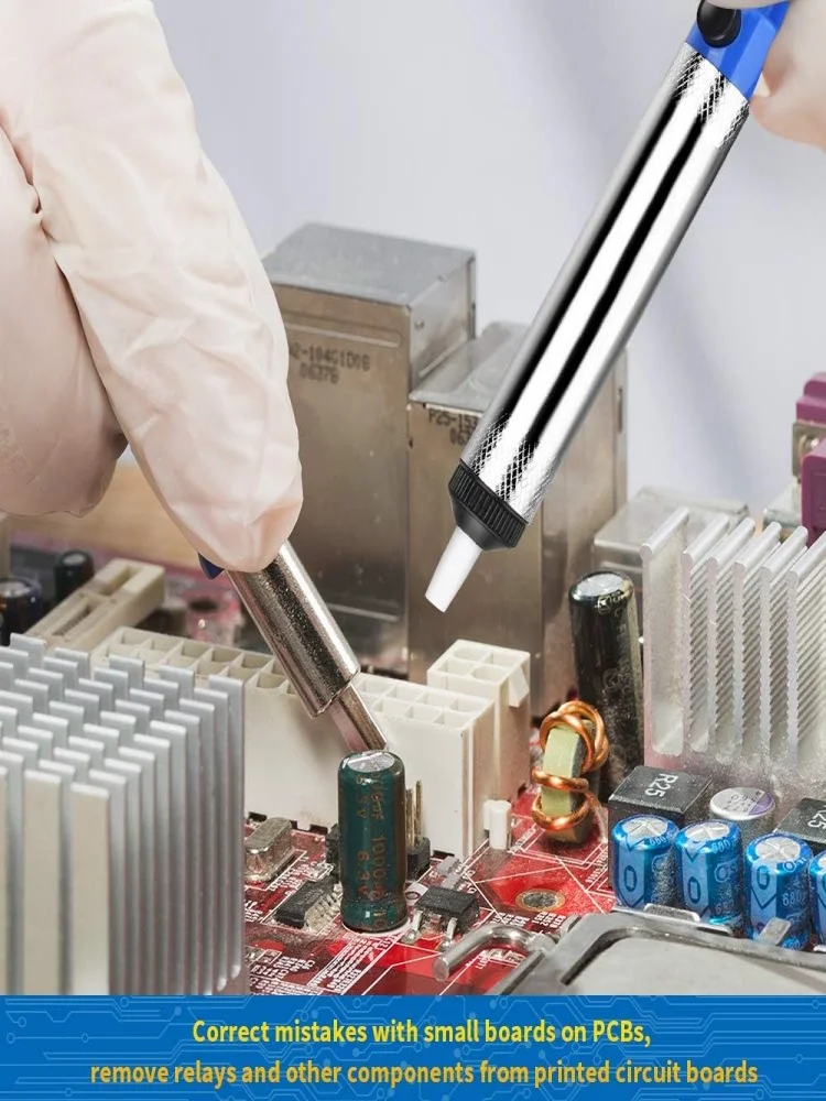 Filo di aspirazione per saldatura con forte aspirazione e forte forza di ritorno per riparazioni di saldatura, larghezza 1,0 mm, lunghezza 1,5 m