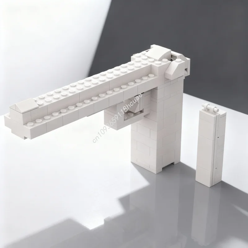 

125pcs MOC Creator Gun Model Building Blocks Architecture Assemble DIY Creative Idea Christmas Gifts Toys Education Brick Kids