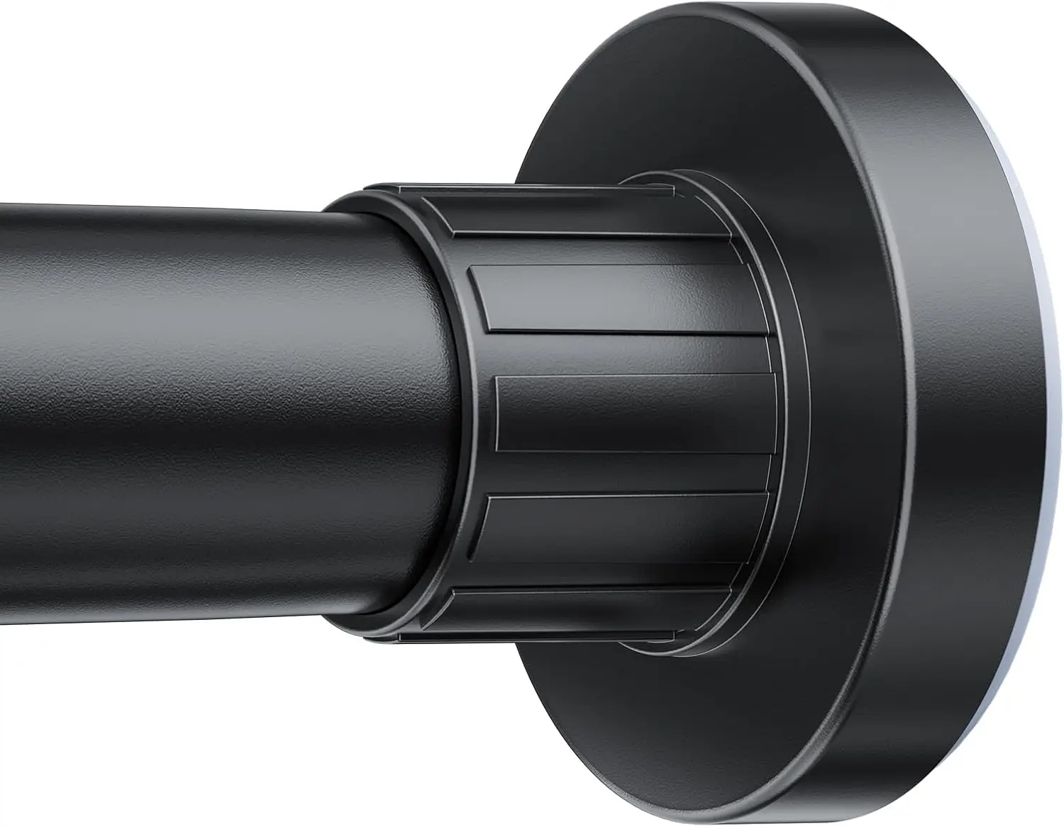 

Adjustable Shower Curtain Rod 32-80 Inch, Heavy Duty No Drill Spring Tension, Rustproof Telescopic for Bathroom, Black