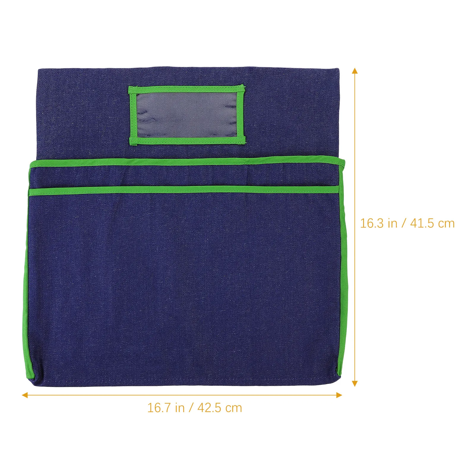 Chair Back Storage Pouch Seat Back Cover Kindergarten Small Chair Protector with Pocket for Classroom Use Seat