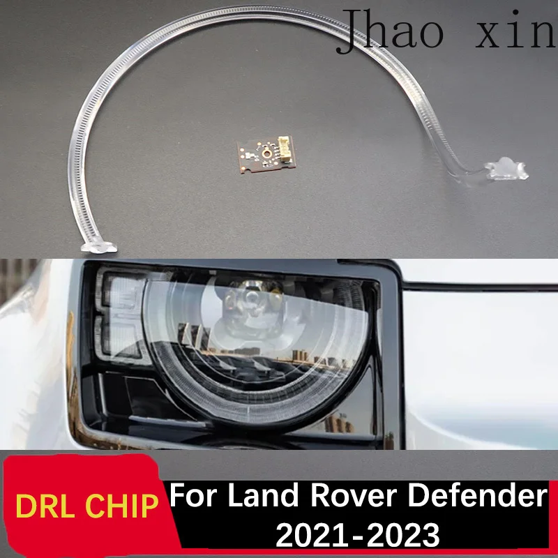 Front Headlight Angel Eye Circuit Board White Light Car Headlight DRL CHIP Tube for Land Rover Defender 2021-2023 Ballast Module