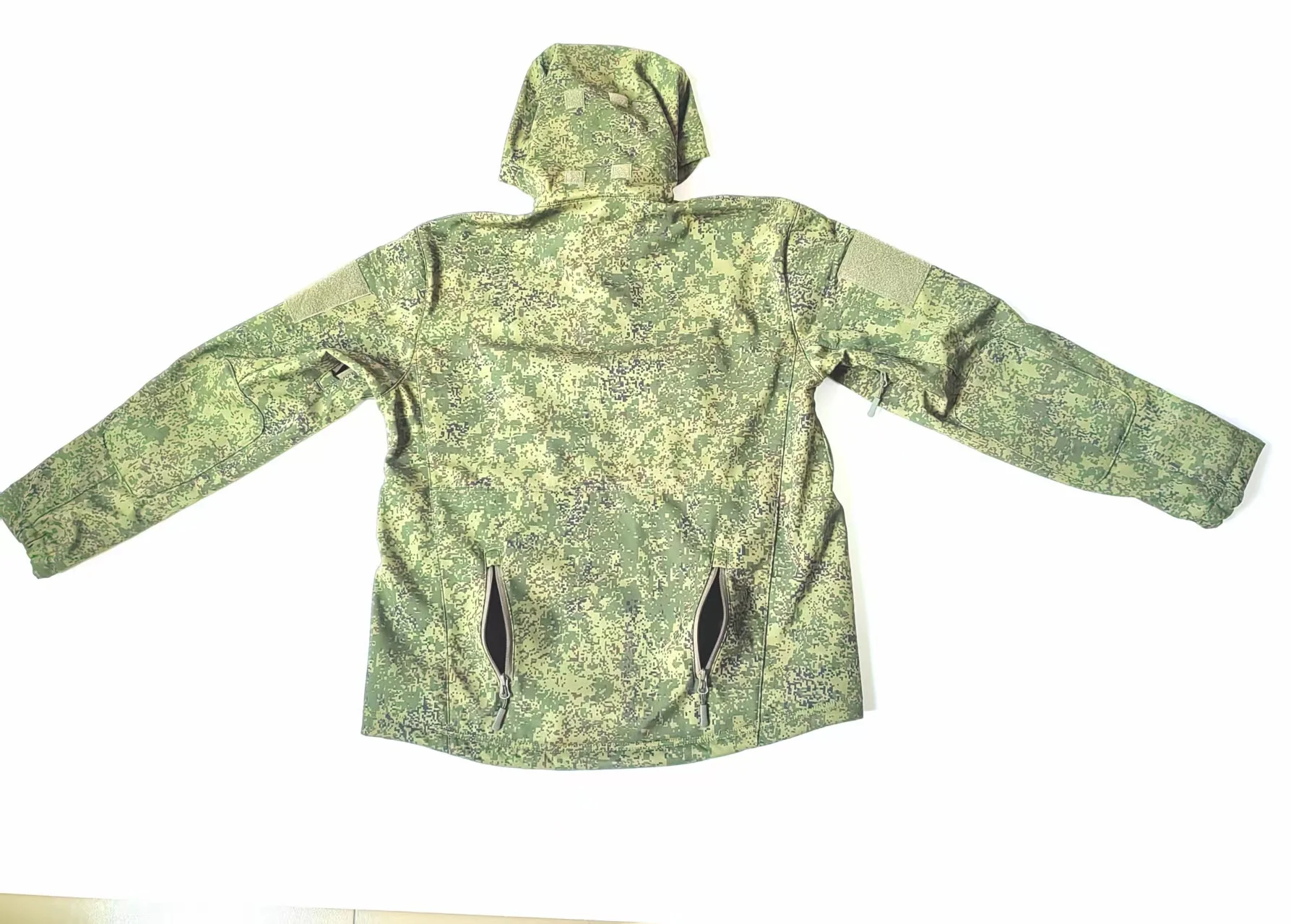 سترة روسية صغيرة خضراء EMR مموهة ذات غلاف ناعم مع صوف داخلي ومواد خارجية مقاومة للماء