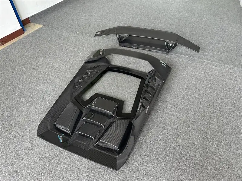 

car parts carbon fiber rear trunk hood for Lamborghini Huracan LP580 LP610 carbon fibre car rear engine cover