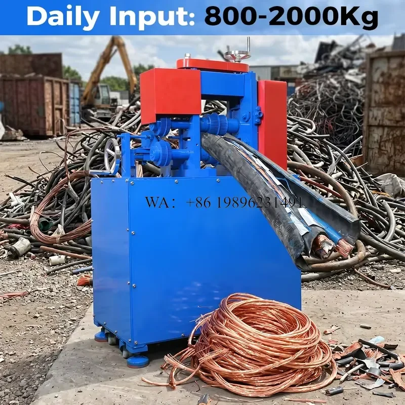 Wmwmnu for Lansing Heavy Duty Armored Cable Recycling Automatic Wire Stripper for Large Size Sheathed Cables
