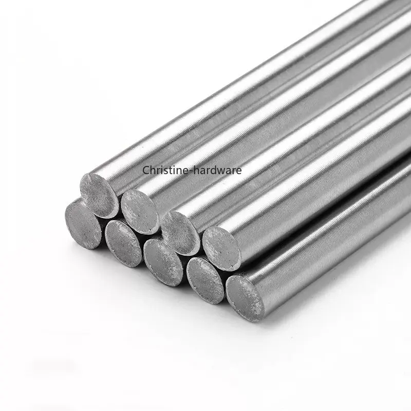 18mm Steel Rod 20mm 25mm 30mm Shafts 100/200/300mm 304 Stainless Bar Linear Metric Round Ground Stock Mill Finish Extruded