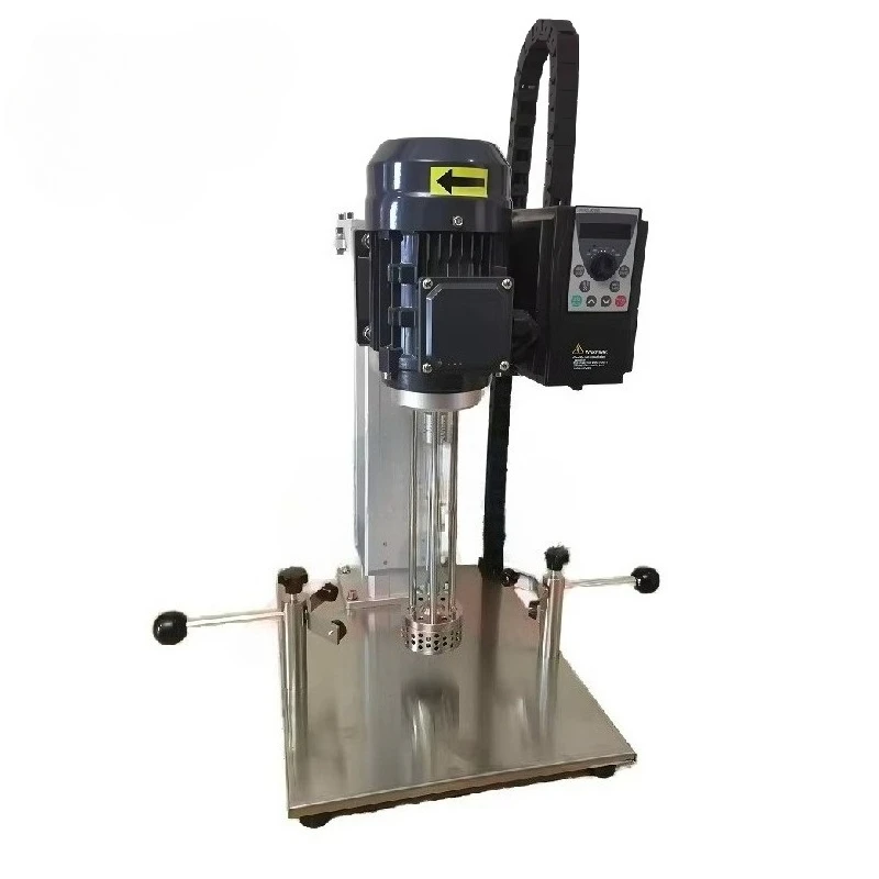 Lifting laboratory high-shear emulsifier homogenizer with brushless motor, 220V, suitable for cosmetic/chemical/food production