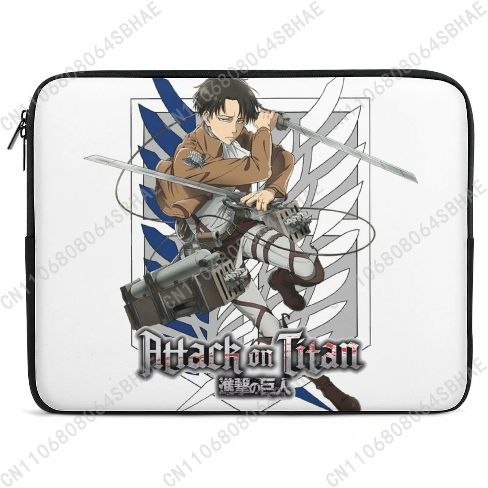 

Attack on Titan No Handle Laptop Case Suitable Multiinch Inch Slim Personalized Pattern Neoprene Bag School Students