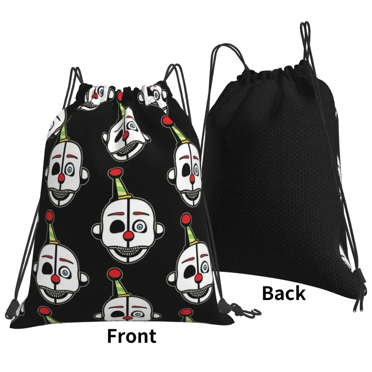 ENNARD Backpacks Casual Portable Drawstring Bags Drawstring Bundle Pocket Shoes Bag BookBag For Man Woman School