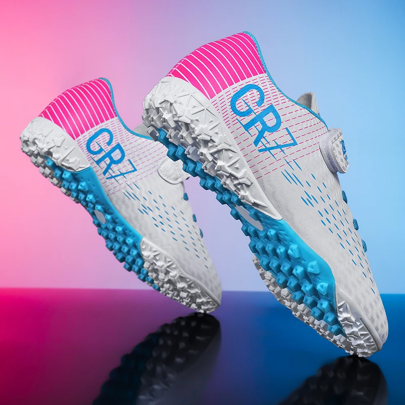 Neue Fußballschuhe für Herren und Kinder, Professionelle Rutschfeste Ultraleichte Stollenschuhe für Rasen, Fußball-Trainingsschuhe, Dropshipping – Detail 15