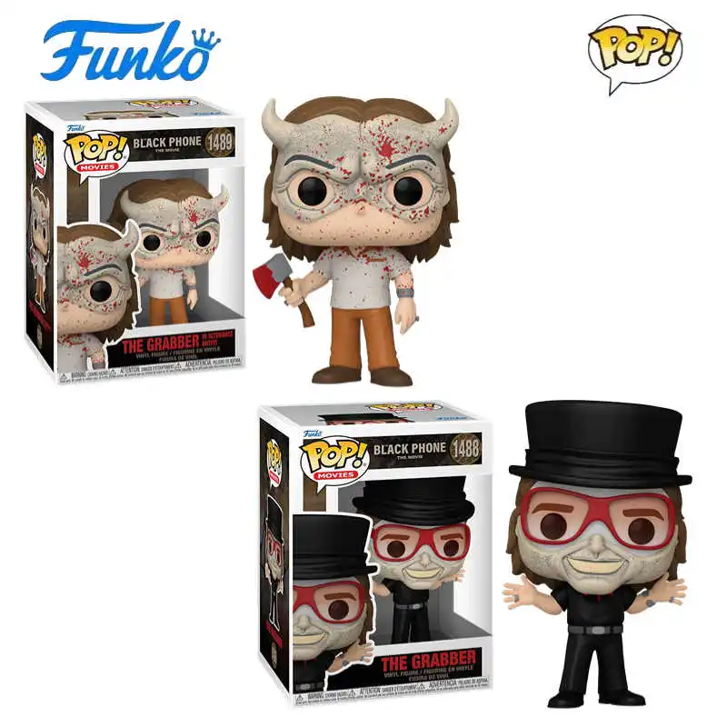 

Funko Pop The Black Phone Series Аниме Куклы Фигурки The Grabber Ограниченная серия Статуя Куклы Модель Коллекционные игрушки