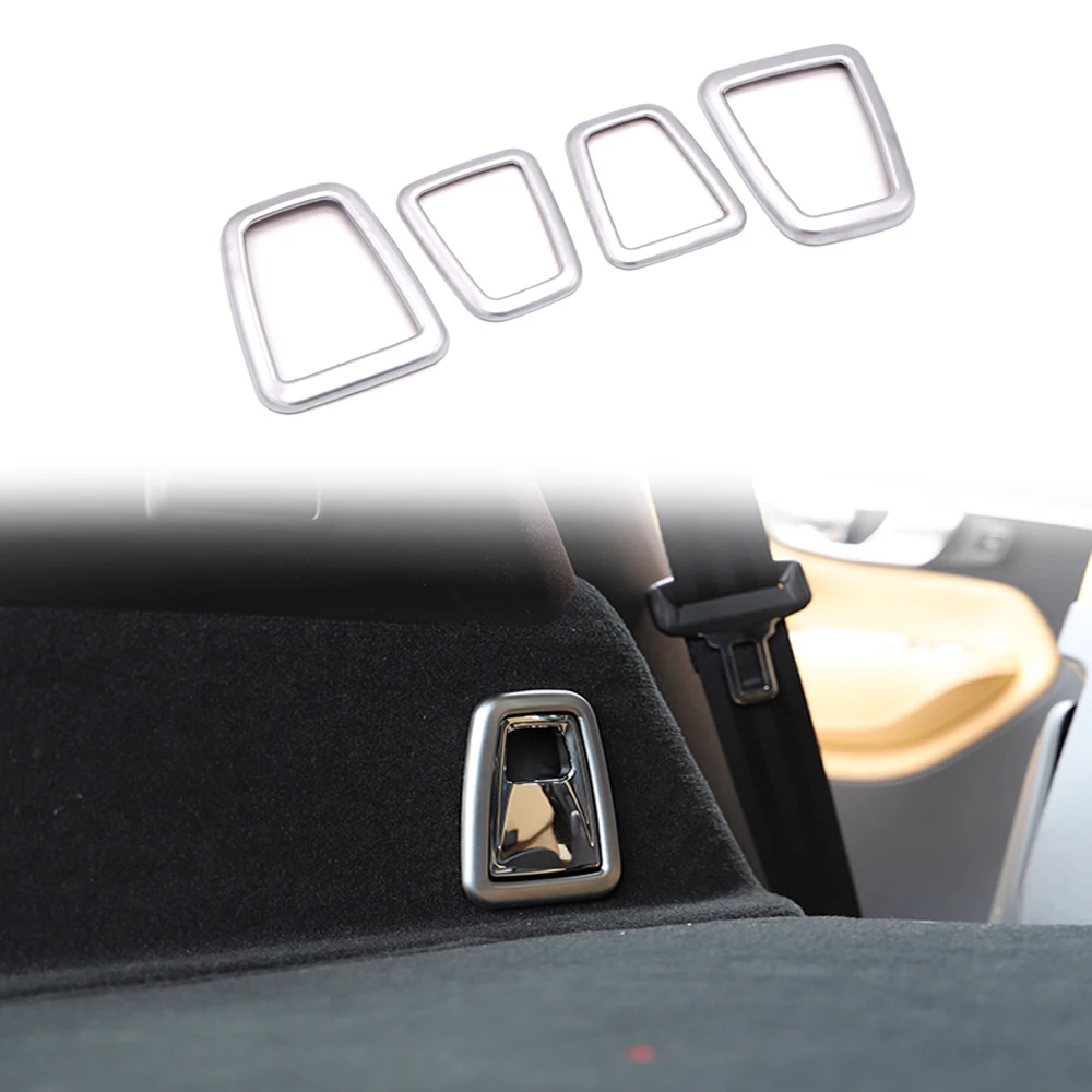 

Для Volvo XC90 XC-90 2016-2023 задний багажник грузовой крюк накладка панели ABS хром аксессуары для салона автомобиля 2 шт.