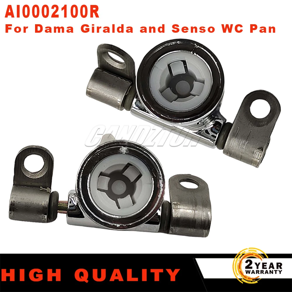 Conjunto de dobradiças removíveis para assento de vaso sanitário, adequado para Roca Dama Giralda Senso, substituição de fácil liberação AI 0002100 R R