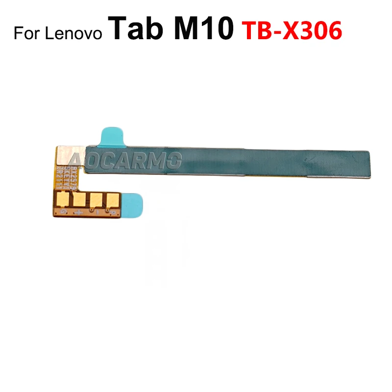 Aocarmo Power On / Off Flex Cable For Lenovo M10 TB-X306 Replacement Part X306 Flex