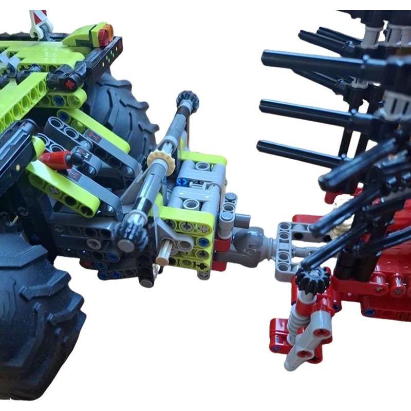 1758 Pezzi MOC Rastrelliera per Fieno 4 Elementi Modello Tecnico Blocchi da Costruzione Architettura Assemblabile Fai-da-Te Regali di Natale Giocattoli Idea Creativa