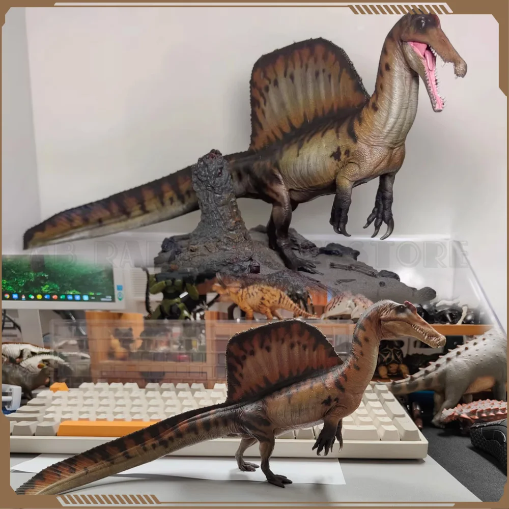 

Pnso Jurassic Dinosaur Spinosaurus 1:35 Museum Science Art Figure Model Toys Collection Scene Ornament Dinosaur Model Toys Gift