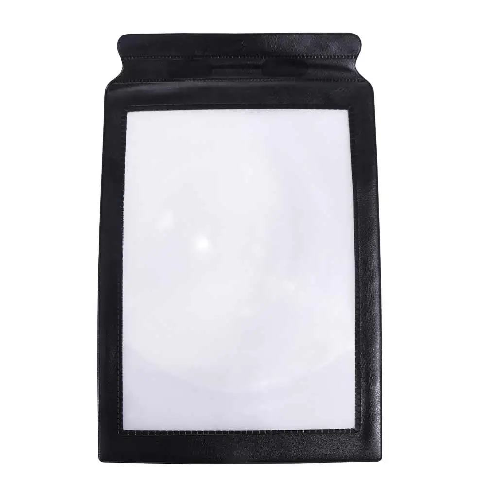 A4 Lenses Large Sheet Magnifier Handheld Portable Magnifying Glass PVC Easy To Use Loupe Science Tool Reading Book