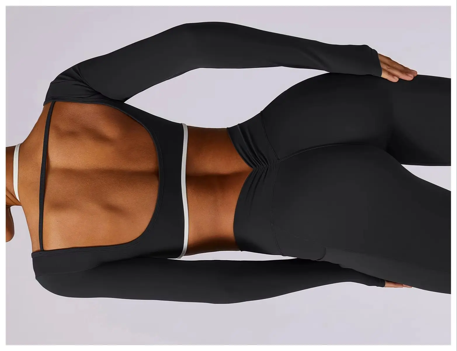 Sports Top Hollowing Out Yoga Shirts For Women Long Sleeve Fitness Running Gym Clothes Workout Dry Fit Breathable High Elastic