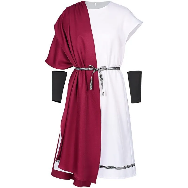 Costume Grec Antique Homme avec Ceinture et Brassards – photo 5