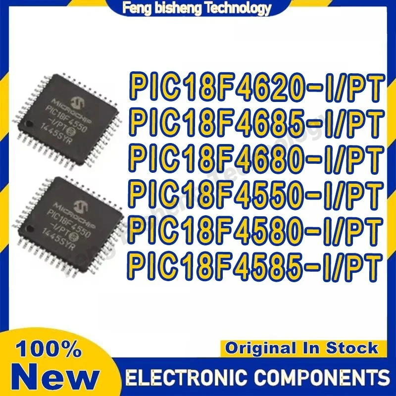 

PIC18F4550-I/PT PIC18F4580 PIC18F4585 PIC18F4620 PIC18F4680 PIC18F4685-I/PT IC MCU Chip in stock