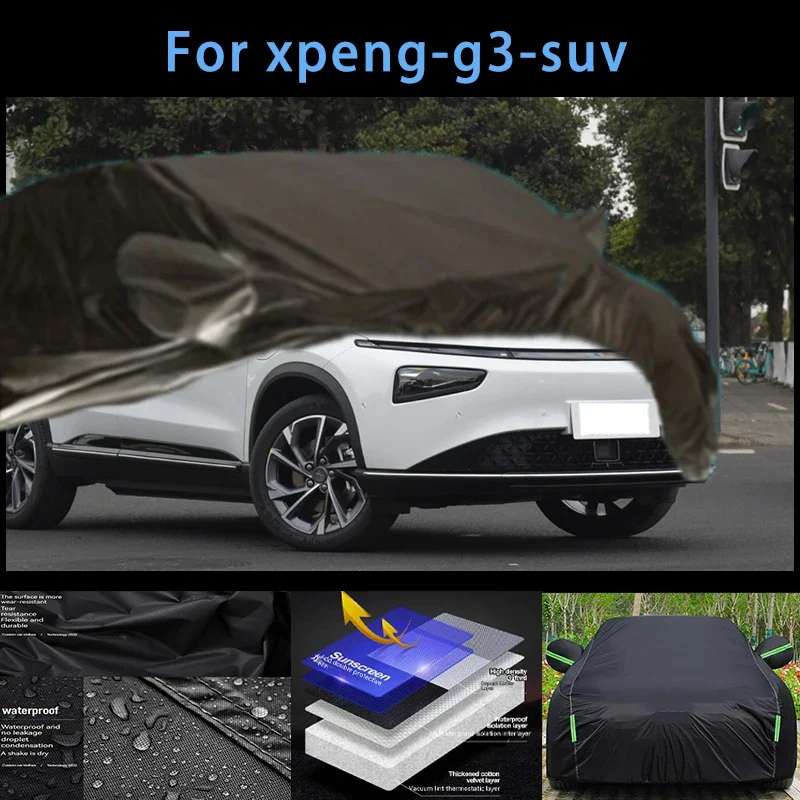 

For xpeng-g3-suv Outdoor Protection Full Car Covers Snow Cover Sunshade Waterproof Dustproof Exterior Car accessories