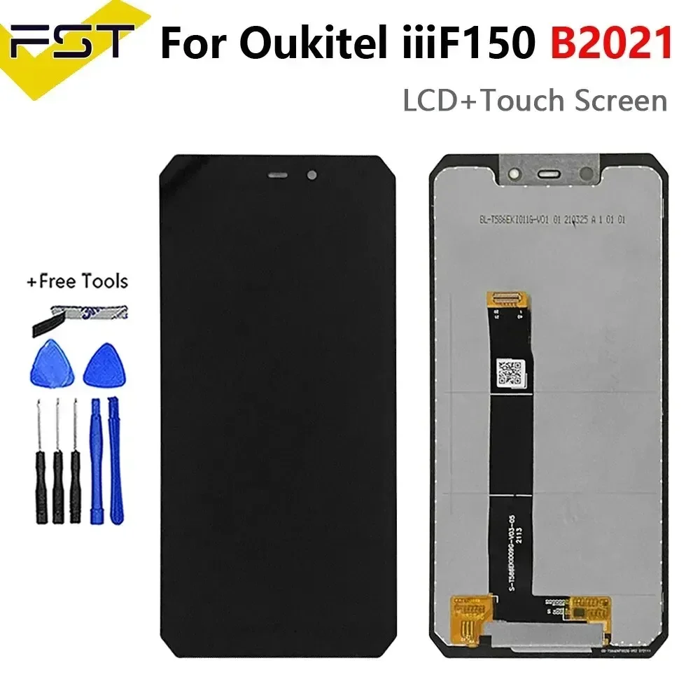 For Oukitel iiiF150 R2022 LCD Display Touch Screen Digitizer LCD iiiF150 B2021 H2022 Display B2 Pro Air 1 B2 Ultra B1 Pro Raptor