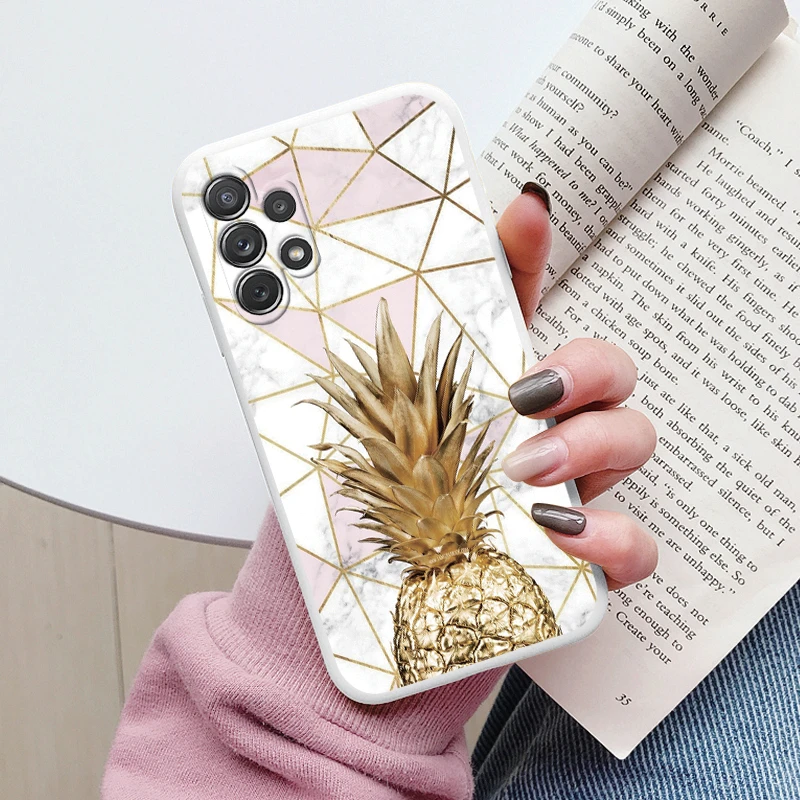 Case For Samsung Galaxy A32 4G A 32 5G A22 A10 A31 Cover Protective TPU Fundas Fashion Marble Stone Texture Coque Capa Shell