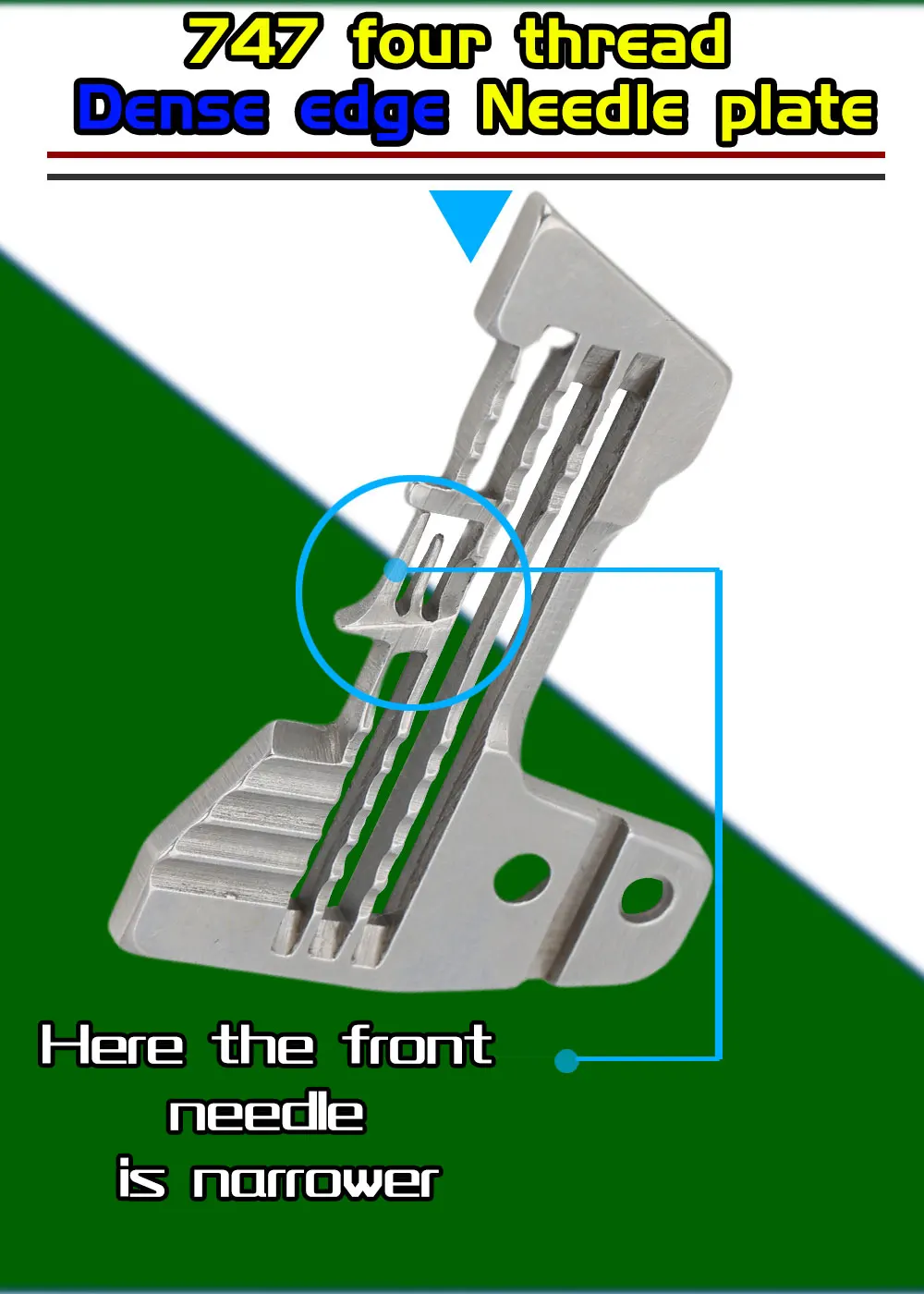 E809 H445 P101 KG142 For SIRUBA Jack Overlock 747 Four-Thread Sewing Machine Needle Position Catcher Gauge Set