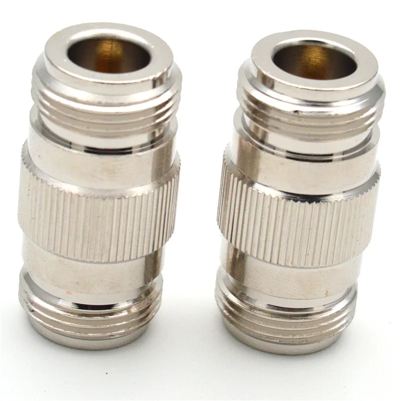 1PC N to N Male Plug Female Jack Connector L16 Right Angle RF Adapter 50 Ohm Coaxial Converter Straight Splitter Copper