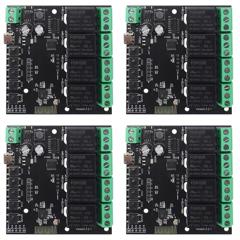 

Умный таймер с поддержкой Wi-Fi, 4CH