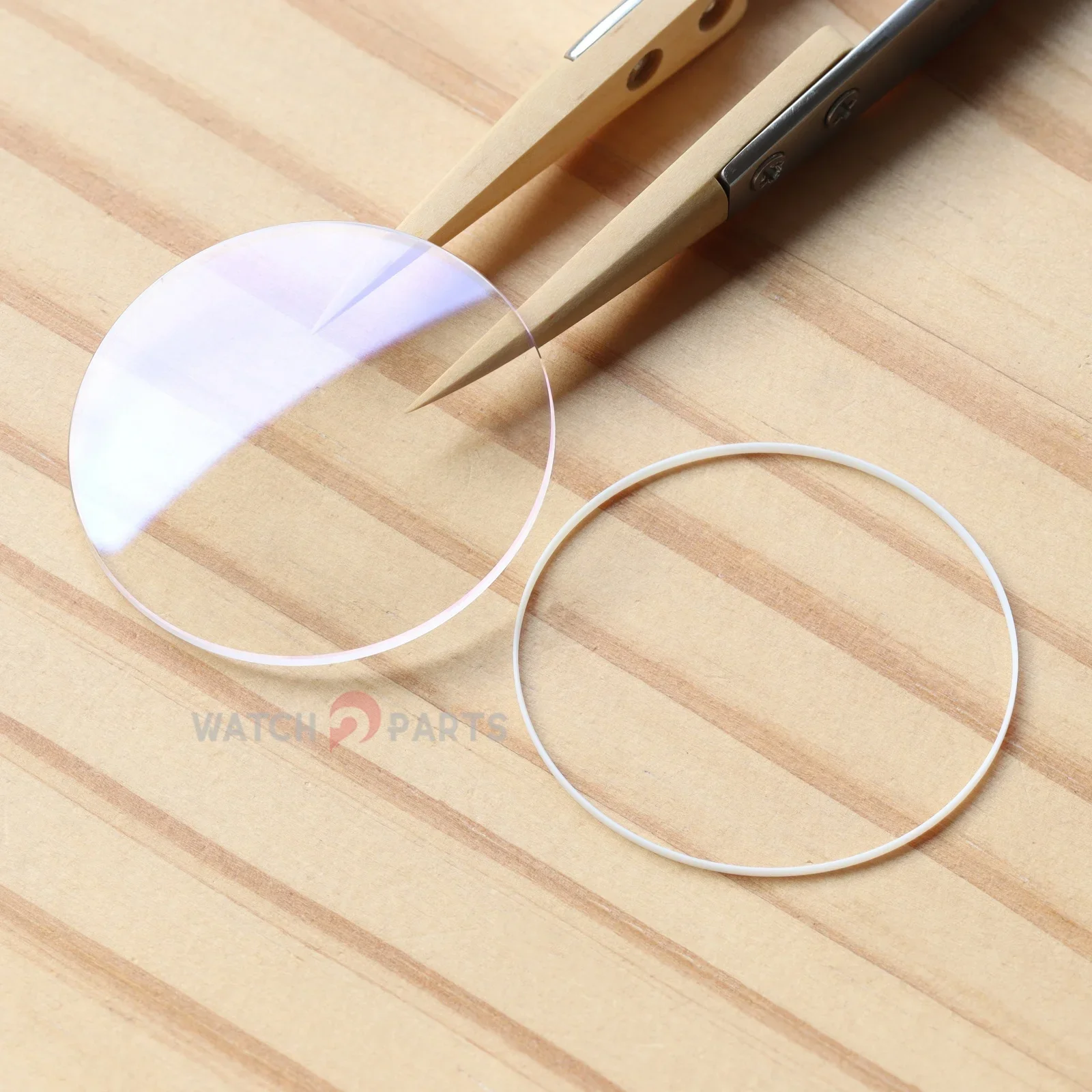 AR Coating Watch Sapphire Crystal&Gasket for IWC Pilot Chronograph IW371713 42x52mm Glass