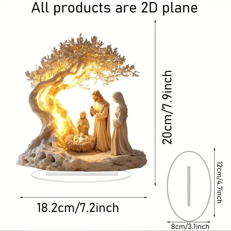 Desktop Decor Family Statue