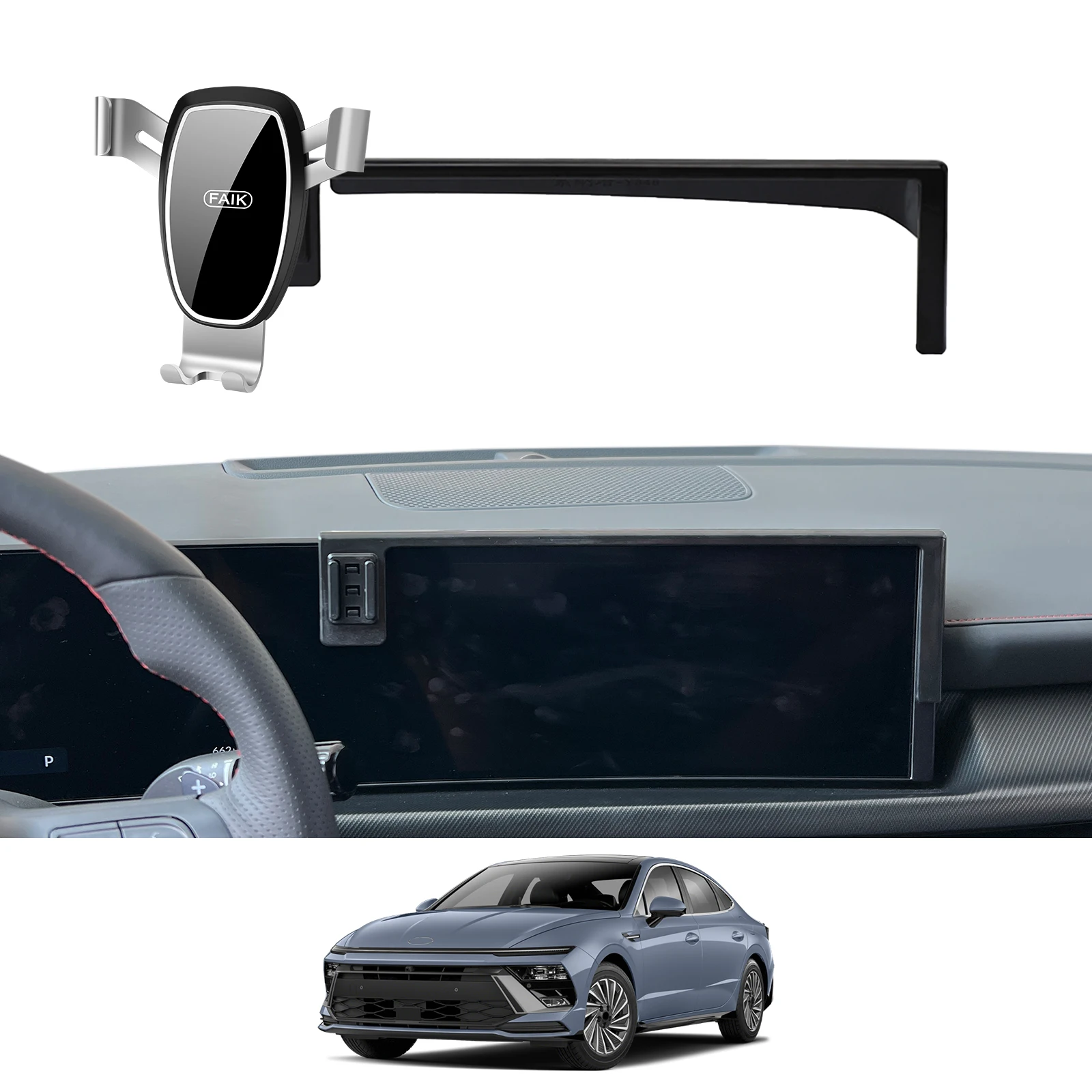 

Car Phone Holder for Hyundai Sonata 2024 2025 N-line GPS Bracket Navigation Stand Auto Accessories