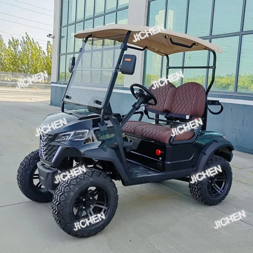 รถกอล์ฟไฟฟ้า 2 ที่นั่ง ยี่ห้อ HG Brand Design สำหรับเที่ยวชมสถานที่/คลับ/ล่าสัตว์  48/72V พร้อมใบรับรอง CE