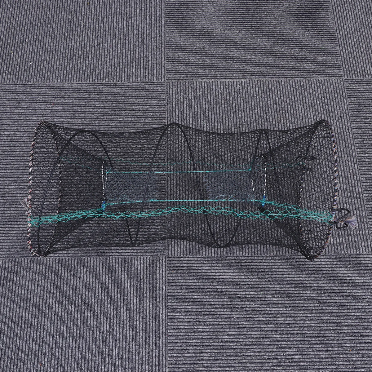 

Foldable Bait Cast Mesh Trap Net Triple Layer Elastic Shrimp Cage Lightweight Portable Fishing Landing Net Lobster Crab
