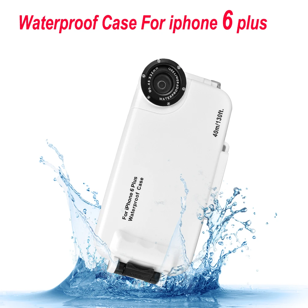 Seafrogs IPX8 40Meter Buttons Control Waterproof Phone Case For Iphone 7/7plus Diving case