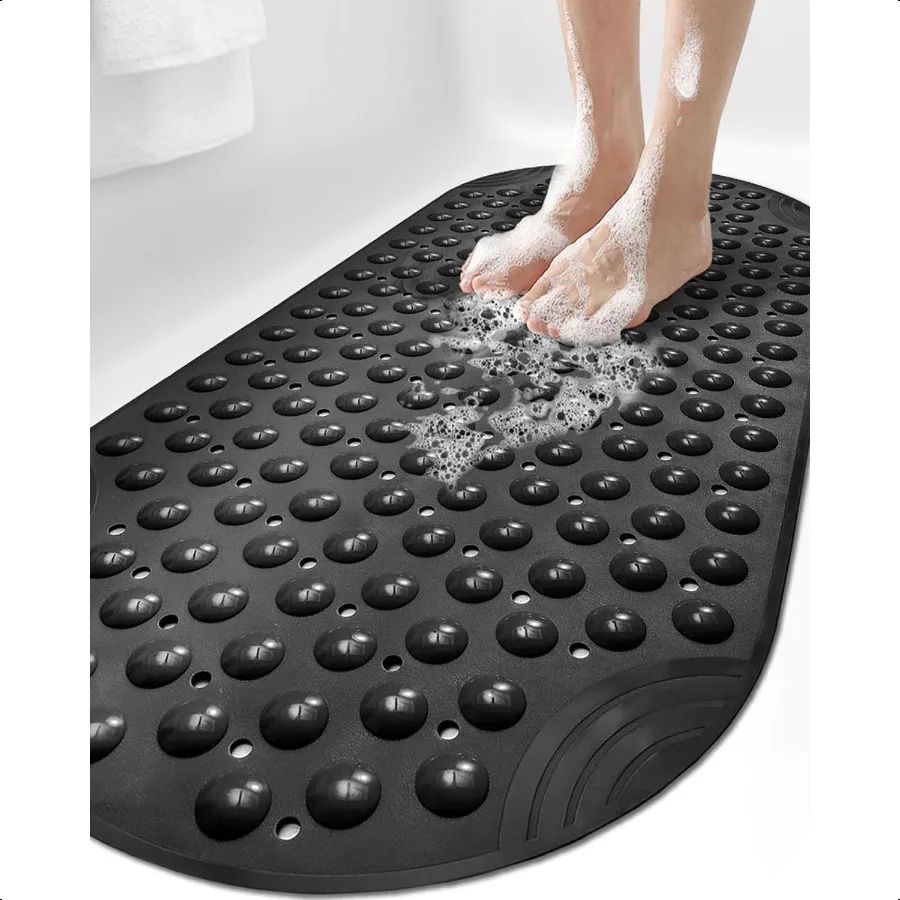 

Нескользящий коврик для ванны Коврики для душа с присосками и сливными отверстиями