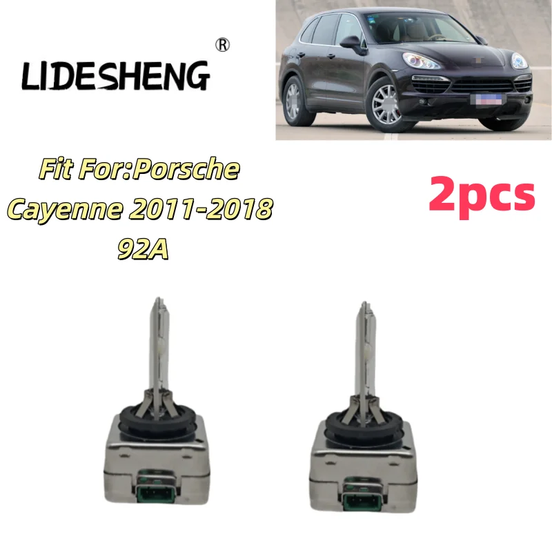 99963107090 95863121800 2PCS 6500K HID XENON HEADLIGHT BULBS SET For 92A Porsche Cayenne