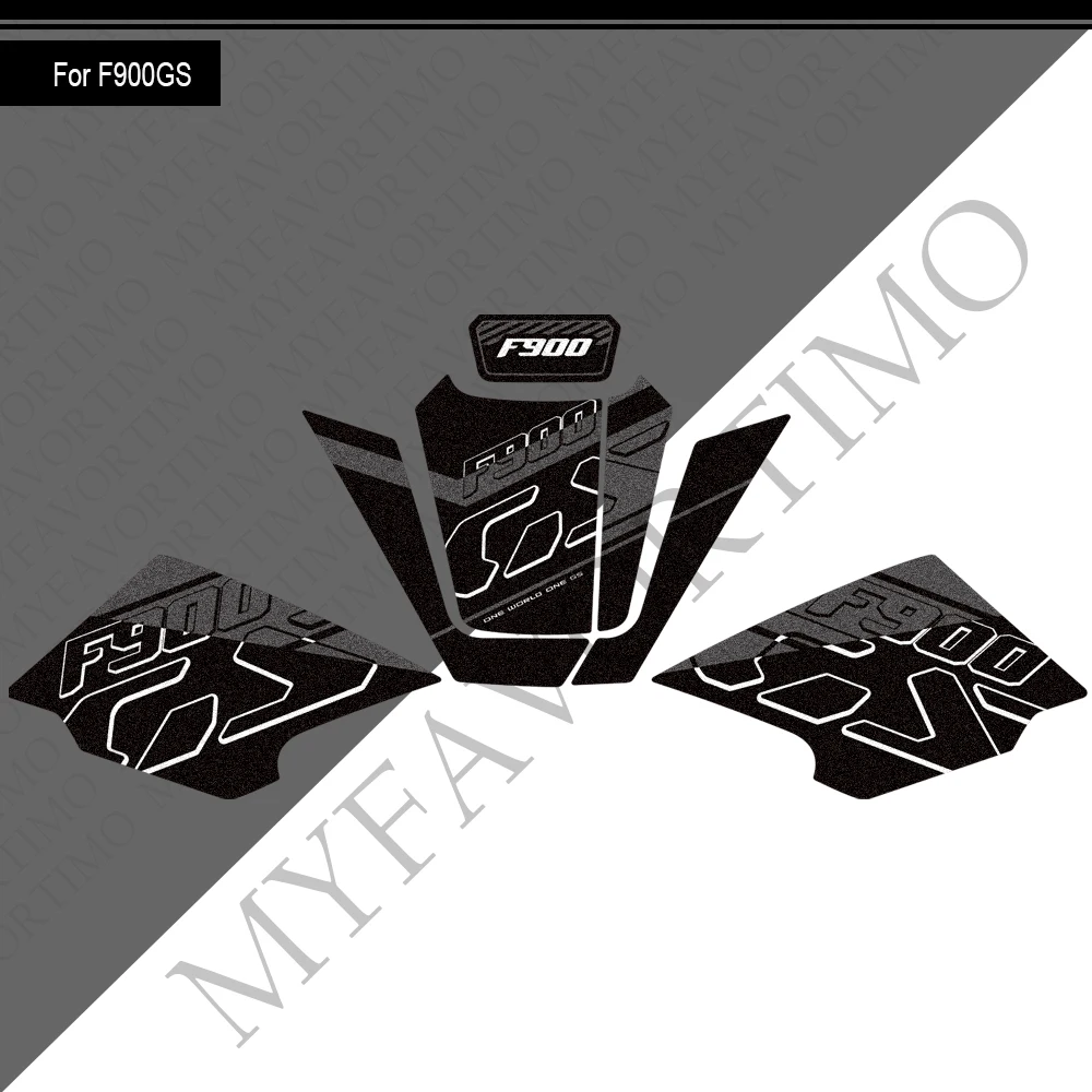 2024-2026Motorcycle For F900GS F900 GS F 900 Tank Pad TankPad Cap Grips Gas Fuel Knee Stickers Decals Protector