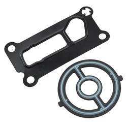 LF0214342 LF0214700 1S7Z6A642AAA 2Pcs/Set Engine Oil Cooler Filter Housing Gasket Seal Fit for Mazda 3 5 6 CX7 MX5 Miata Tribute