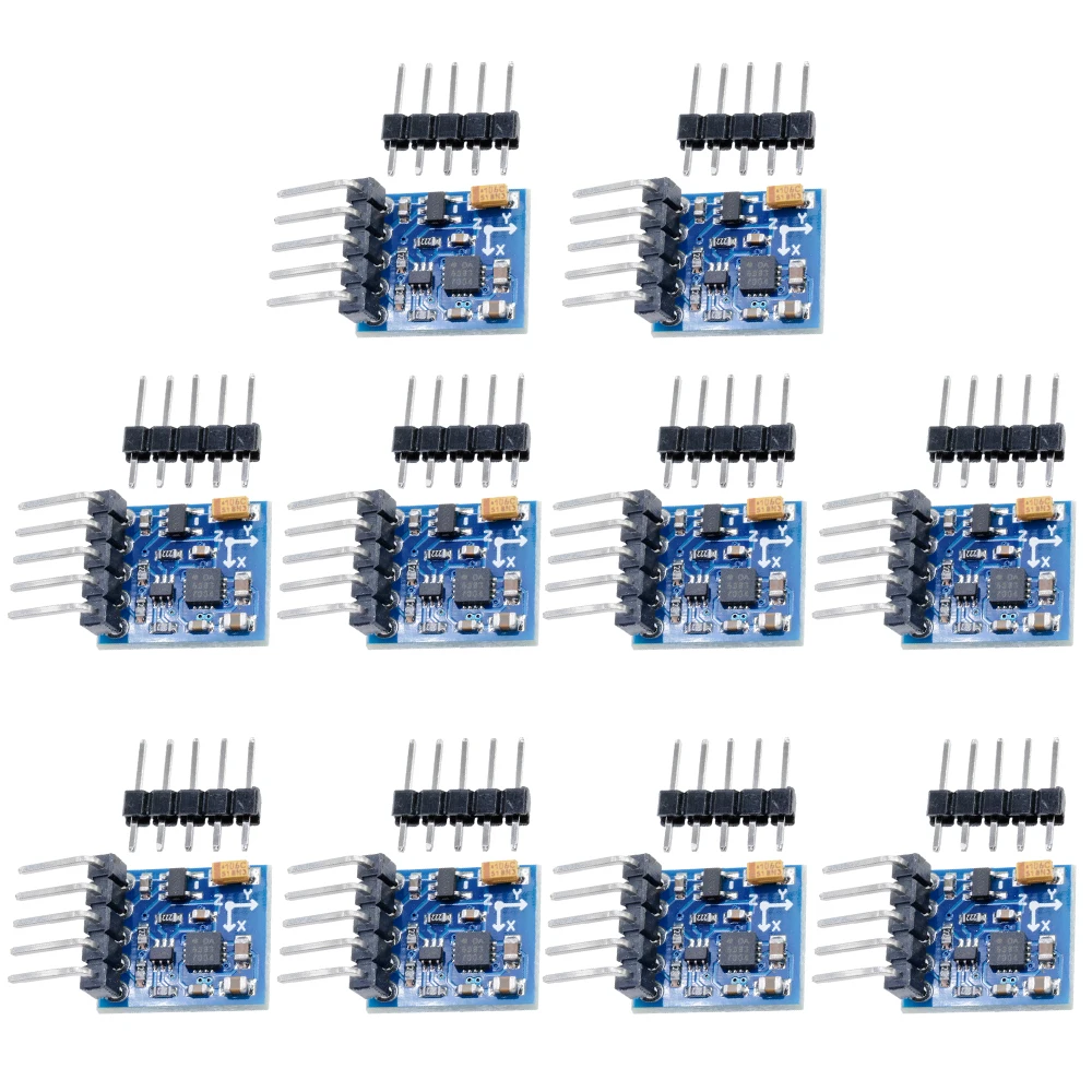 10-1-pces-hmc5883-gy-271-3v-5v-triplo-eixo-3-eixos-bussola-magnetometro-sensor-modulo-placa-hmc5883l-para-arduino-chips-importados