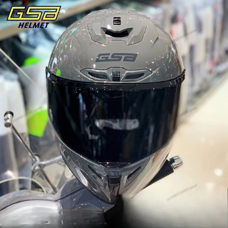 

GSB Motorcycle Helmet Men‘s Racing Motocross Helmet Casco Moto Motorbike Scooter Riding Helmets for Women