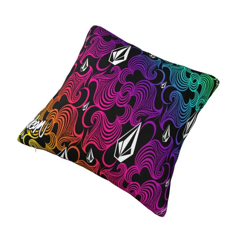 Custom Volcoms Skate Diamond Stone Pattern Throw Pillow Covers Cushions Cover Square Pillowcase